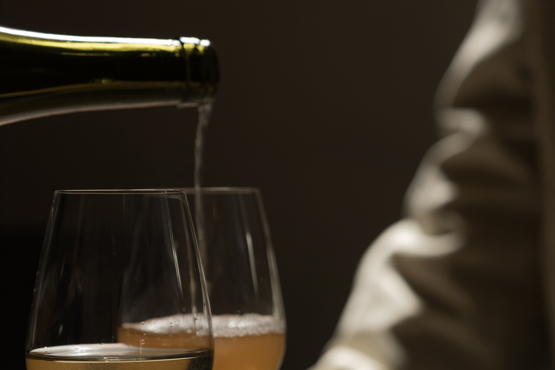 a plate of pastry and a drink