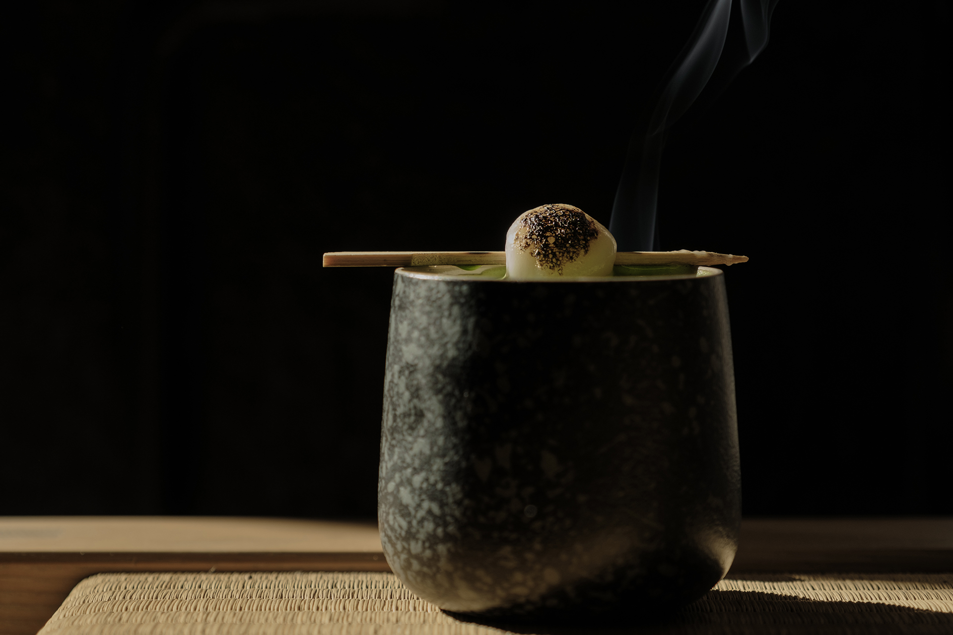 a plate of pastry and a drink