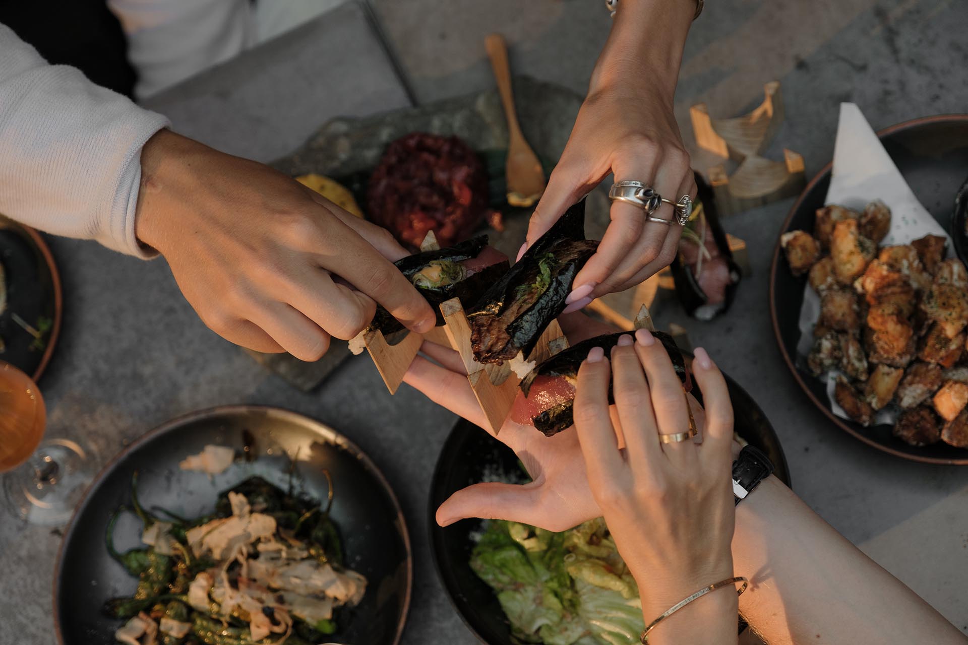 a plate of pastry and a drink