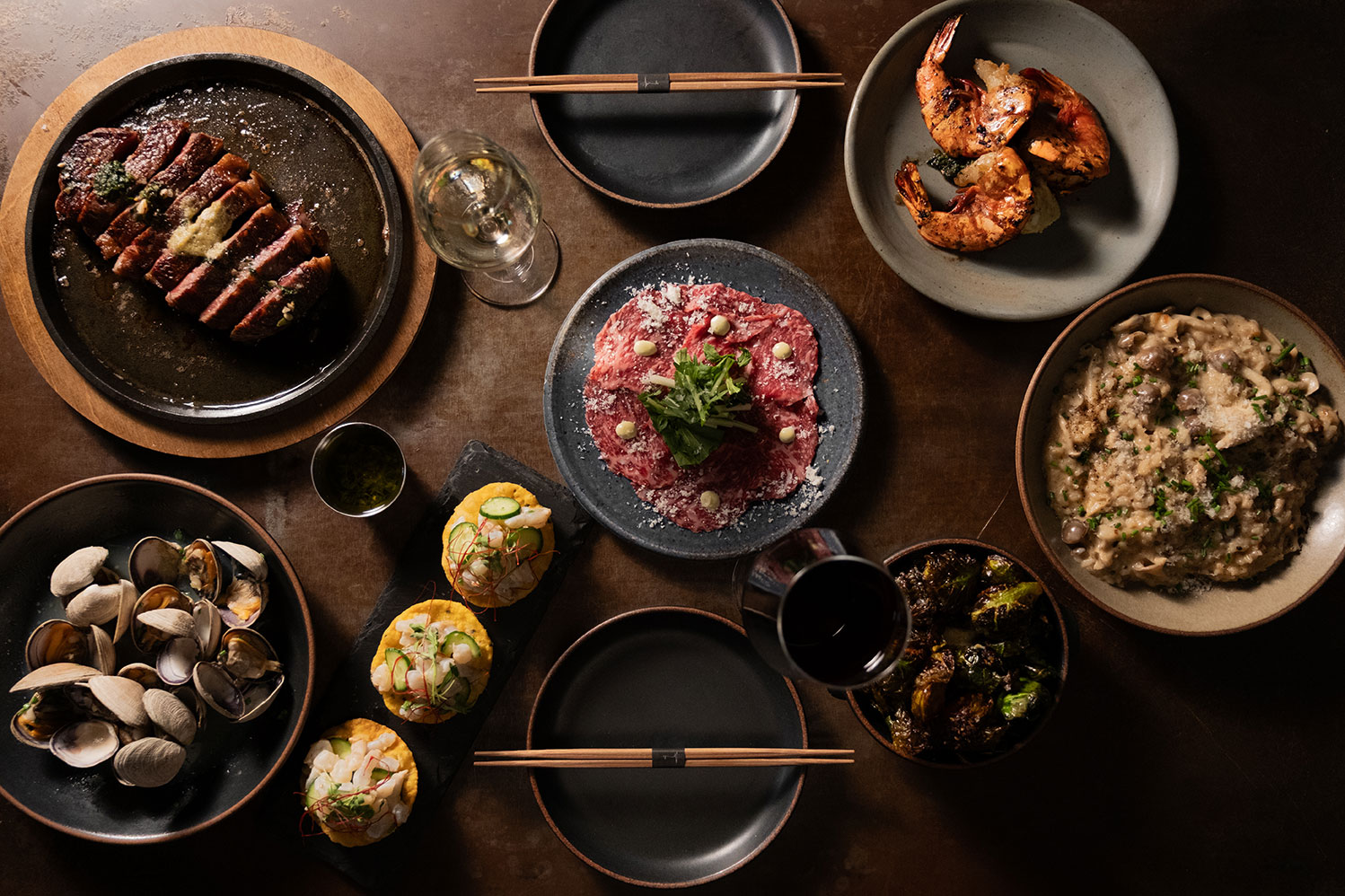 a plate of pastry and a drink